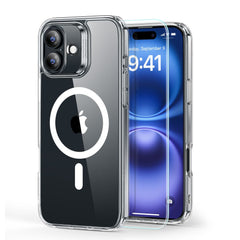 ESR CLASSIC HYBRID HALOLOCK MAGSAFE E VETRO TEMPERATO IPHONE 16 PLUS TRASPARENTE