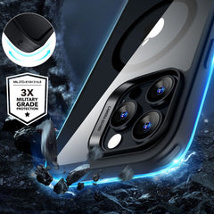 ESR CLASSIC HYBRID HALOLOCK MAGSAFE & VETRO TEMPERATO IPHONE 16 PRO TRASPARENTE/NERA