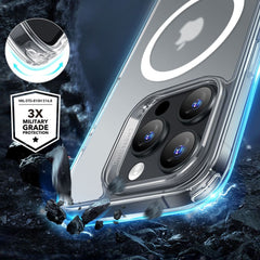 ESR CLASSIC HYBRID HALOLOCK MAGSAFE & VETRO TEMPERATO IPHONE 16 PRO TRASPARENTE FROSTED