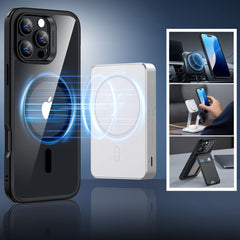 ESR CLASSIC HYBRID HALOLOCK MAGSAFE & VETRO TEMPERATO IPHONE 16 PRO MAX TRASPARENTE/NERA