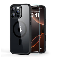 ESR CLASSIC HYBRID HALOLOCK MAGSAFE & VETRO TEMPERATO IPHONE 16 PRO MAX TRASPARENTE/NERA