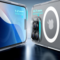 ESR CLASSIC HYBRID HALOLOCK MAGSAFE E VETRO TEMPERATO IPHONE 16 PRO MAX TRASPARENTE FROSTED