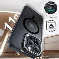 ESR CLASSIC HYBRID SUPPORTO HALOLOCK MAGSAFE & VETRO TEMPERATO IPHONE 16 PRO MAX NERO FROSTED