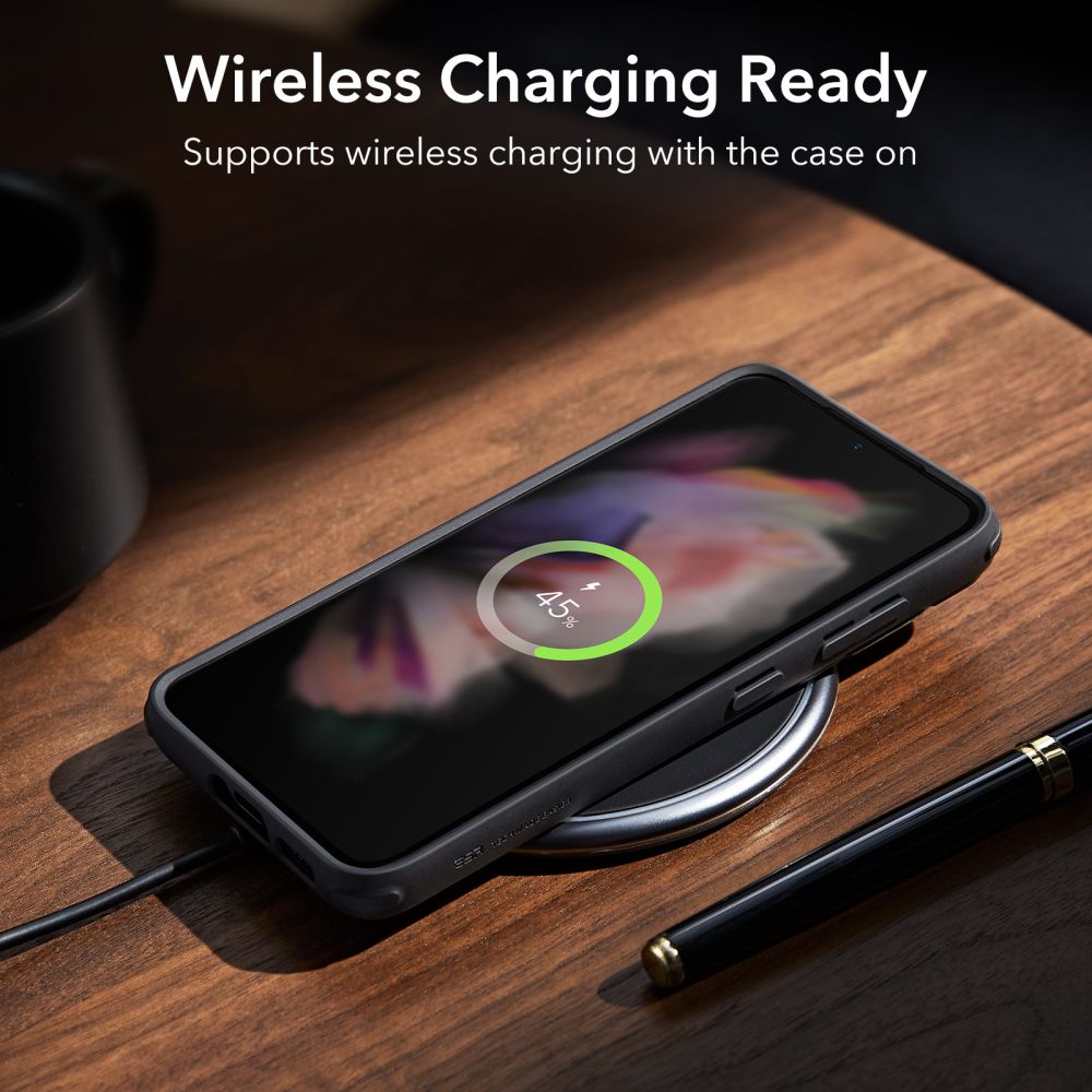 COPERTURA ESR CLASSIC KICKSTAND GALAXY S23+ PLUS TRASPARENTE/NERA
