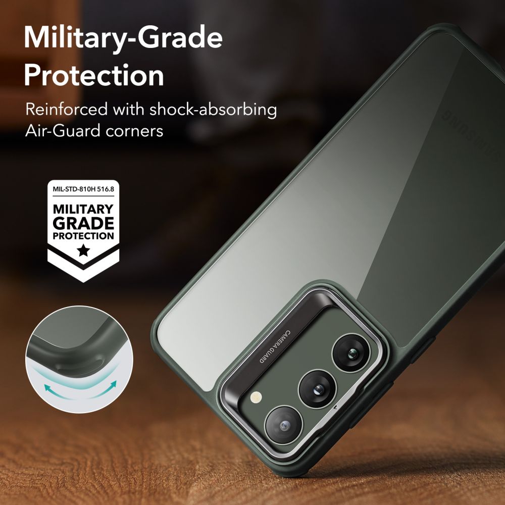 COPERTURA ESR CLASSIC KICKSTAND GALAXY S23+ PLUS TRASPARENTE/VERDE