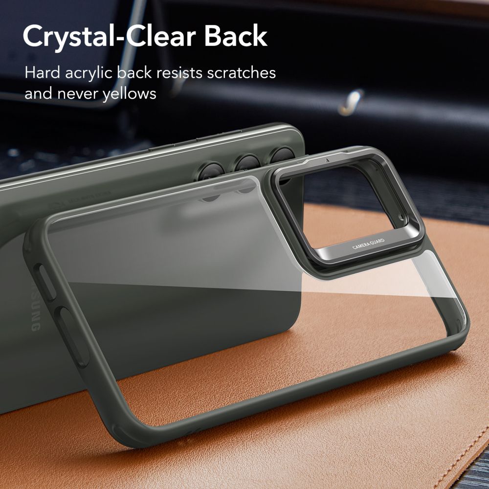 COPERTURA ESR CLASSIC KICKSTAND GALAXY S23+ PLUS TRASPARENTE/VERDE