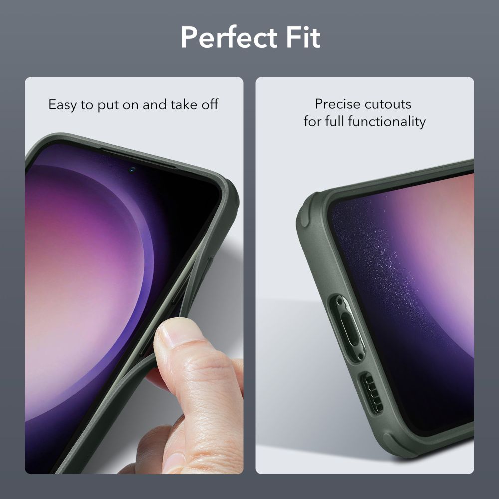 COPERTURA ESR CLASSIC KICKSTAND GALAXY S23+ PLUS TRASPARENTE/VERDE