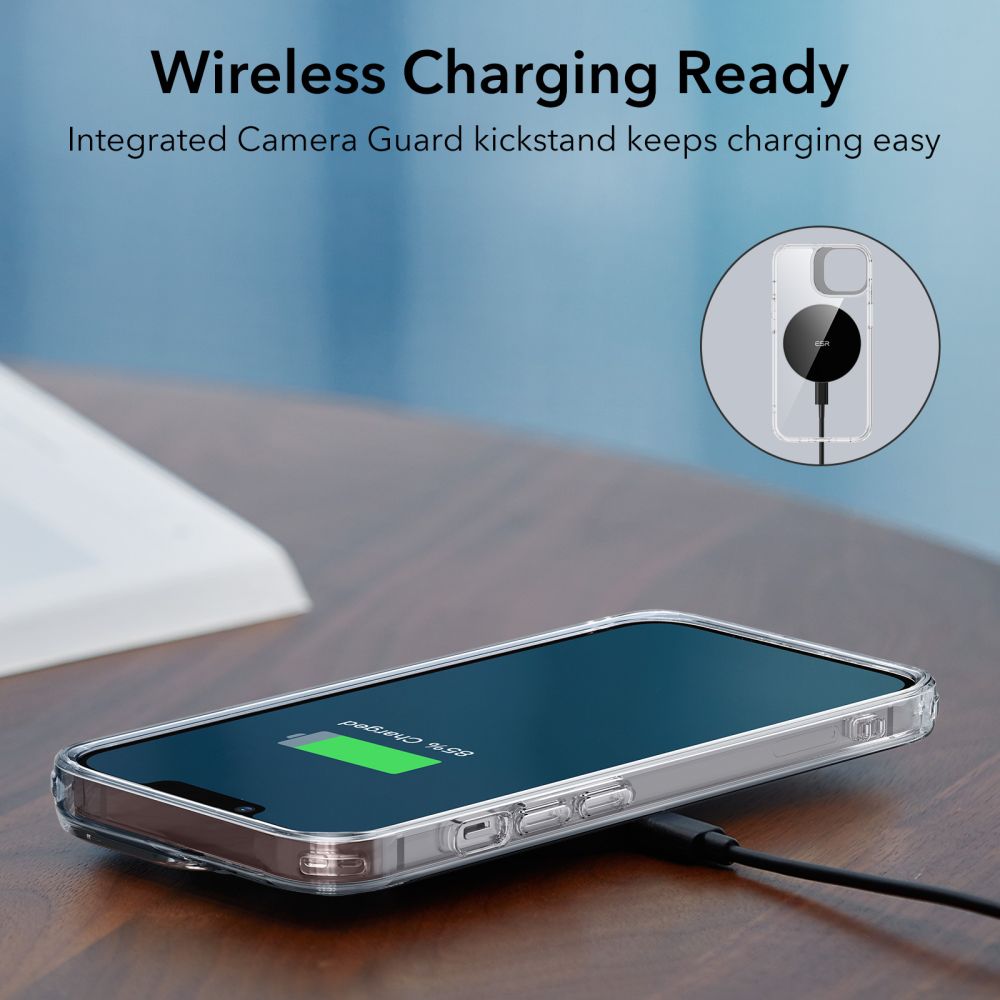 COPERTURA ESR CLASSIC KICKSTAND IPHONE 14 PLUS TRASPARENTE