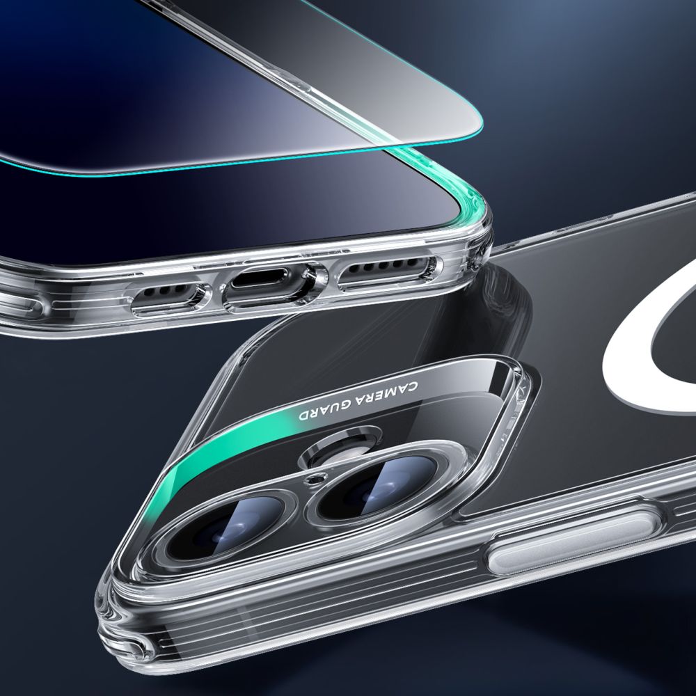 COPERTURA ESR CLASSIC PRO SET HALOLOCK MAGSAFE IPHONE 16 TRASPARENTE