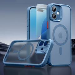 COPERTURA ESR CLASSIC PRO SET HALOLOCK MAGSAFE IPHONE 16 BLU FROSTED