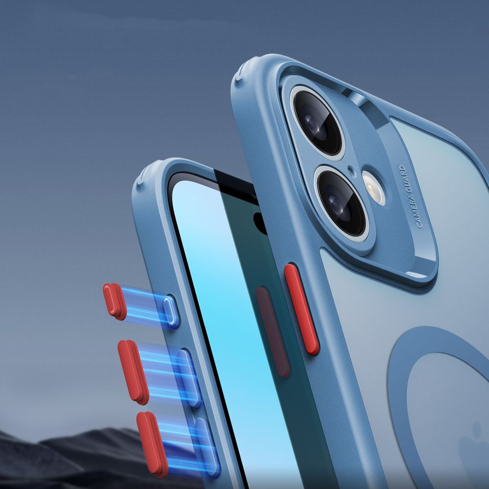 COPERTURA ESR CLASSIC PRO SET HALOLOCK MAGSAFE IPHONE 16 BLU FROSTED