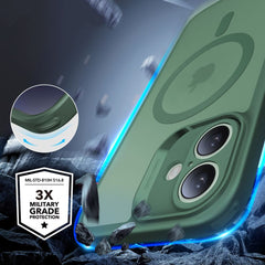 COPERTURA ESR CLASSIC PRO SET HALOLOCK MAGSAFE IPHONE 16 VERDE FROSTED