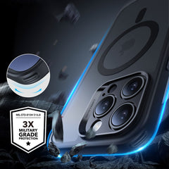 COPERTURA ESR CLASSIC PRO SET HALOLOCK MAGSAFE IPHONE 16 PRO NERO FROSTED