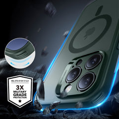COPERTURA ESR CLASSIC PRO SET HALOLOCK MAGSAFE IPHONE 16 PRO FROSTED GREEN