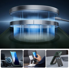COPERTURA ESR CLASSIC PRO SET HALOLOCK MAGSAFE IPHONE 16 PRO MAX VERDE FROSTED