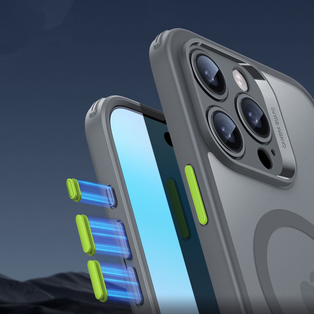 CUSTODIA ESR CLASSIC PRO SET HALOLOCK MAGSAFE IPHONE 16 PRO MAX GRIGIO FROSTED