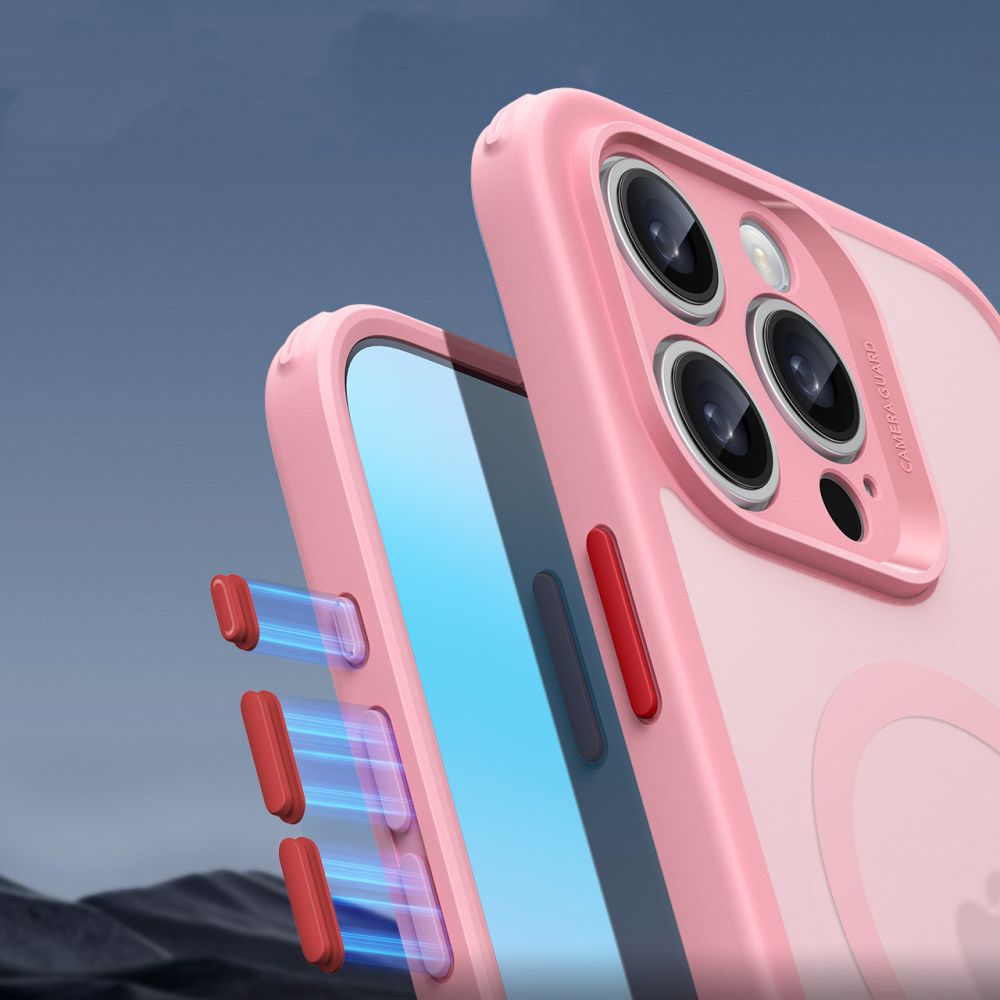 COPERTURA ESR CLASSIC PRO SET HALOLOCK MAGSAFE IPHONE 16 PRO MAX FROSTED PINK