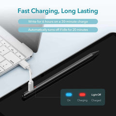 COPERTURA ESR DIGITAL+ PENNA STILOGRAFICA MAGNETICA PER IPAD NERA