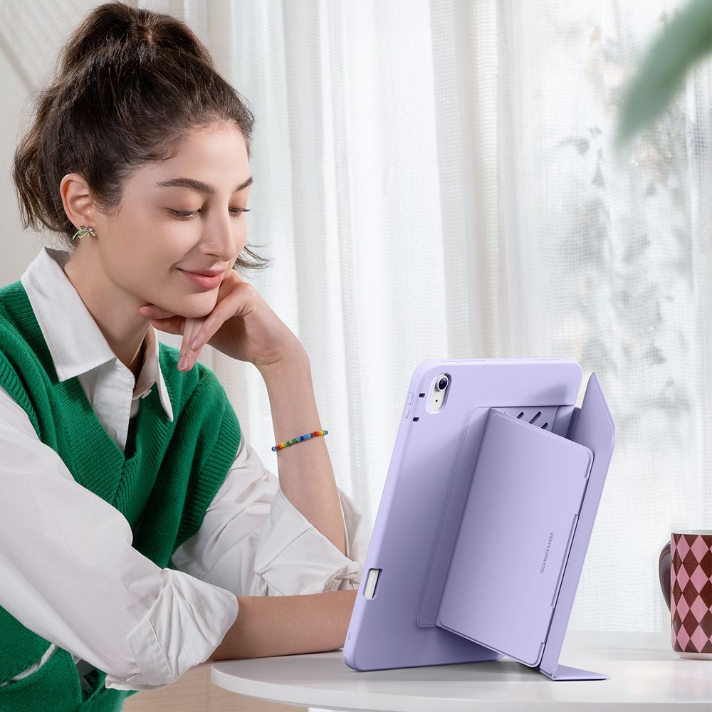 COPERTURA ESR FLIP HYBRID IPAD AIR 13” 1 / 2 / 2024-2025 VIOLA