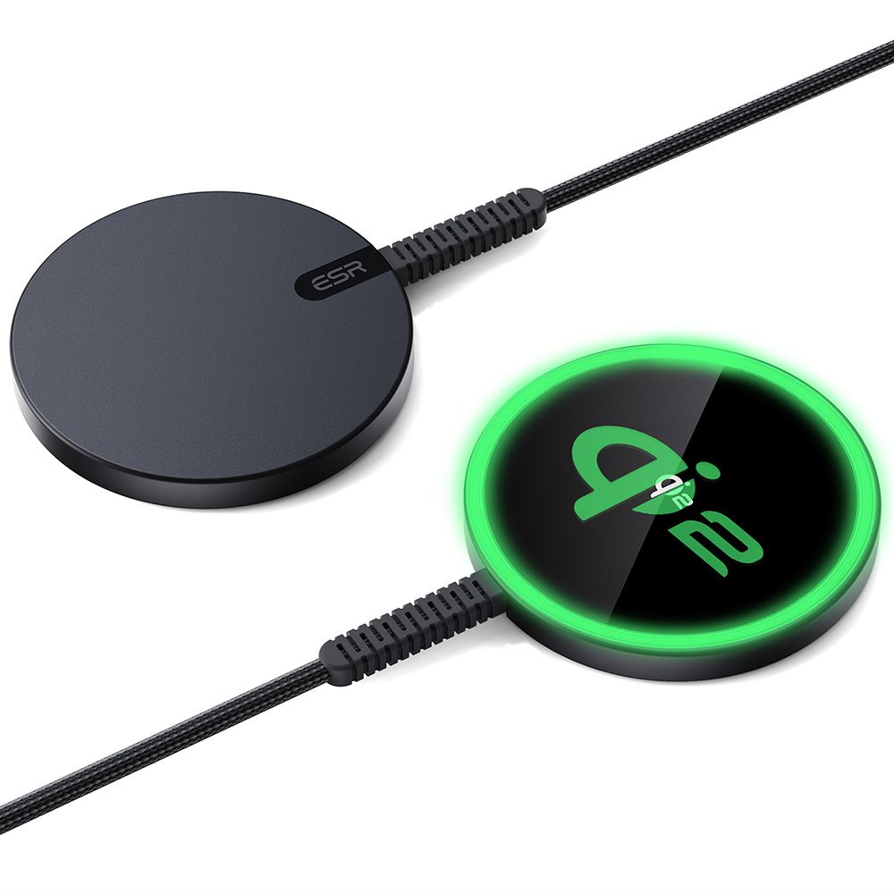 ESR HALOLOCK QI2 MINI MAGNETICO MAGSAFE CARICATORE WIRELESS 15W NERO