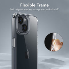 COPERTURA ESR ICE SHIELD IPHONE 15 PLUS TRASPARENTE