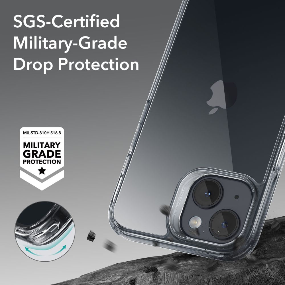 COPERTURA ESR ICE SHIELD IPHONE 15 PLUS TRASPARENTE