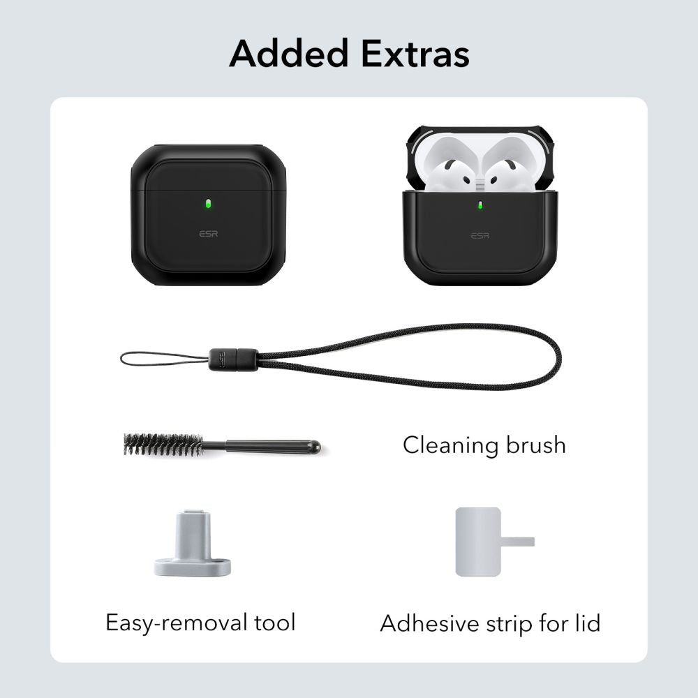 CUSTODIA ESR ORBIT HALOLOCK MAGSAFE APPLE AIRPODS 4 NERA