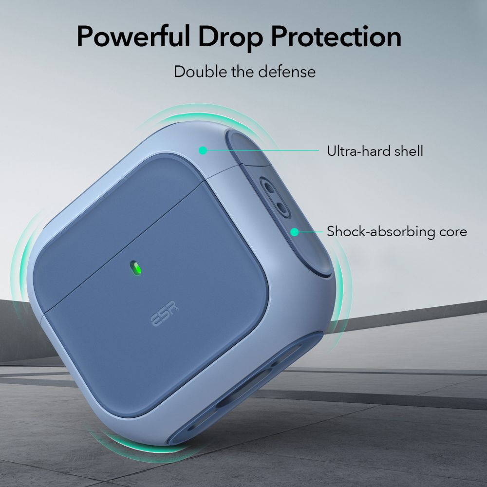 CUSTODIA ESR ORBIT HALOLOCK MAGSAFE APPLE AIRPODS 4 BLU