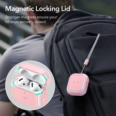 CUSTODIA ESR ORBIT HALOLOCK MAGSAFE APPLE AIRPODS 4 ROSA