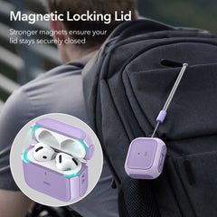 CUSTODIA ESR ORBIT HALOLOCK MAGSAFE APPLE AIRPODS 4 VIOLA