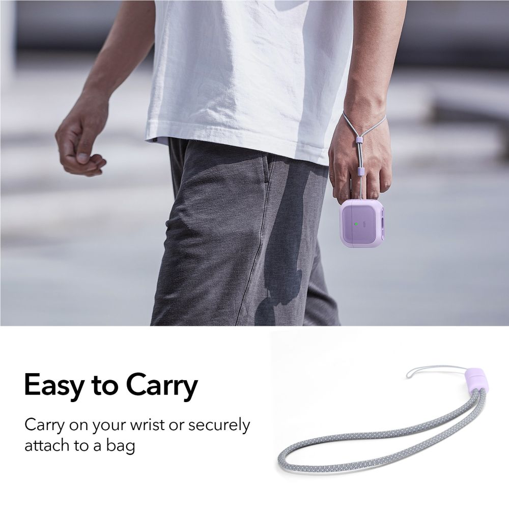 CUSTODIA ESR ORBIT HALOLOCK MAGSAFE APPLE AIRPODS 4 VIOLA