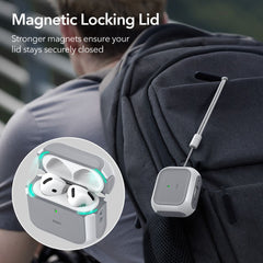 CUSTODIA ESR ORBIT HALOLOCK MAGSAFE APPLE AIRPODS 4 BIANCA