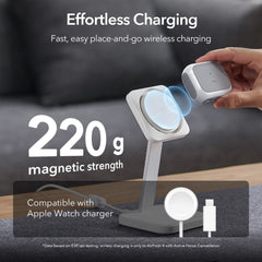 CUSTODIA ESR ORBIT HALOLOCK MAGSAFE APPLE AIRPODS 4 BIANCA
