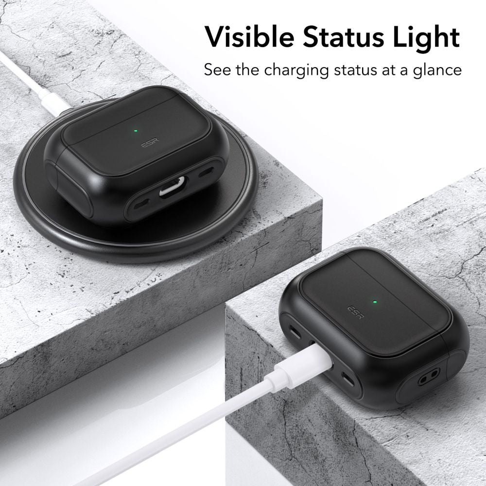 CUSTODIA ESR ORBIT HALOLOCK MAGSAFE APPLE AIRPODS PRO 1 / 2 NERA