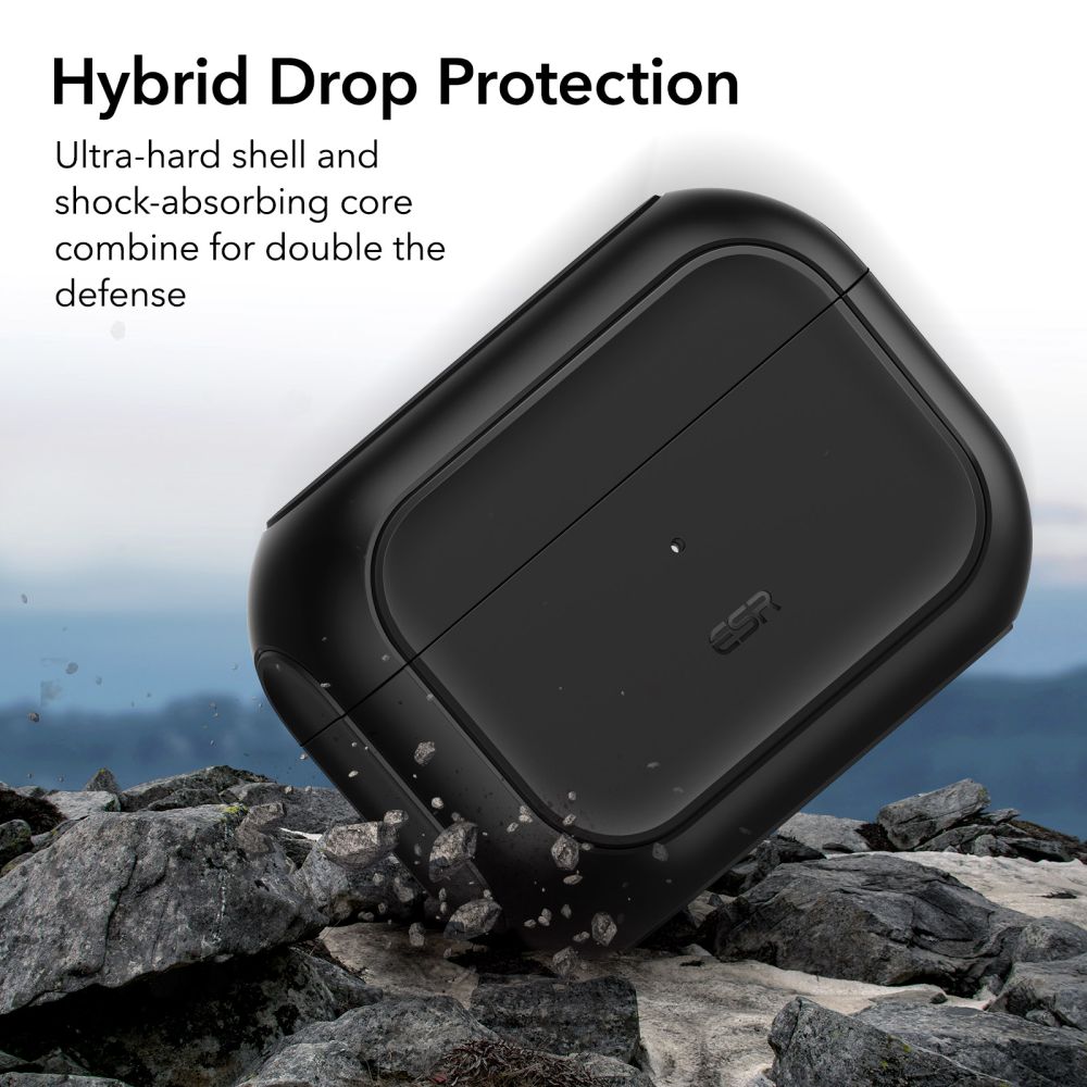 CUSTODIA ESR ORBIT HALOLOCK MAGSAFE APPLE AIRPODS PRO 1 / 2 NERA