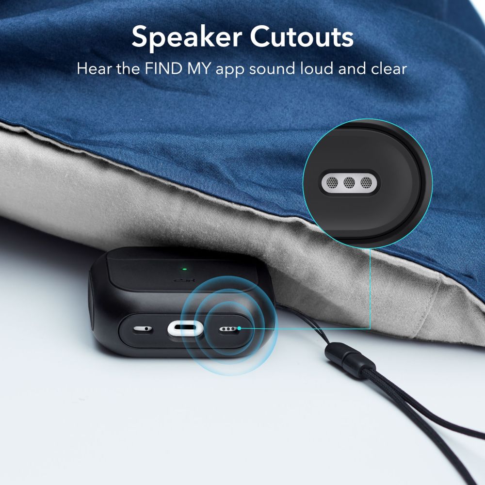 CUSTODIA ESR ORBIT HALOLOCK MAGSAFE APPLE AIRPODS PRO 1 / 2 NERA