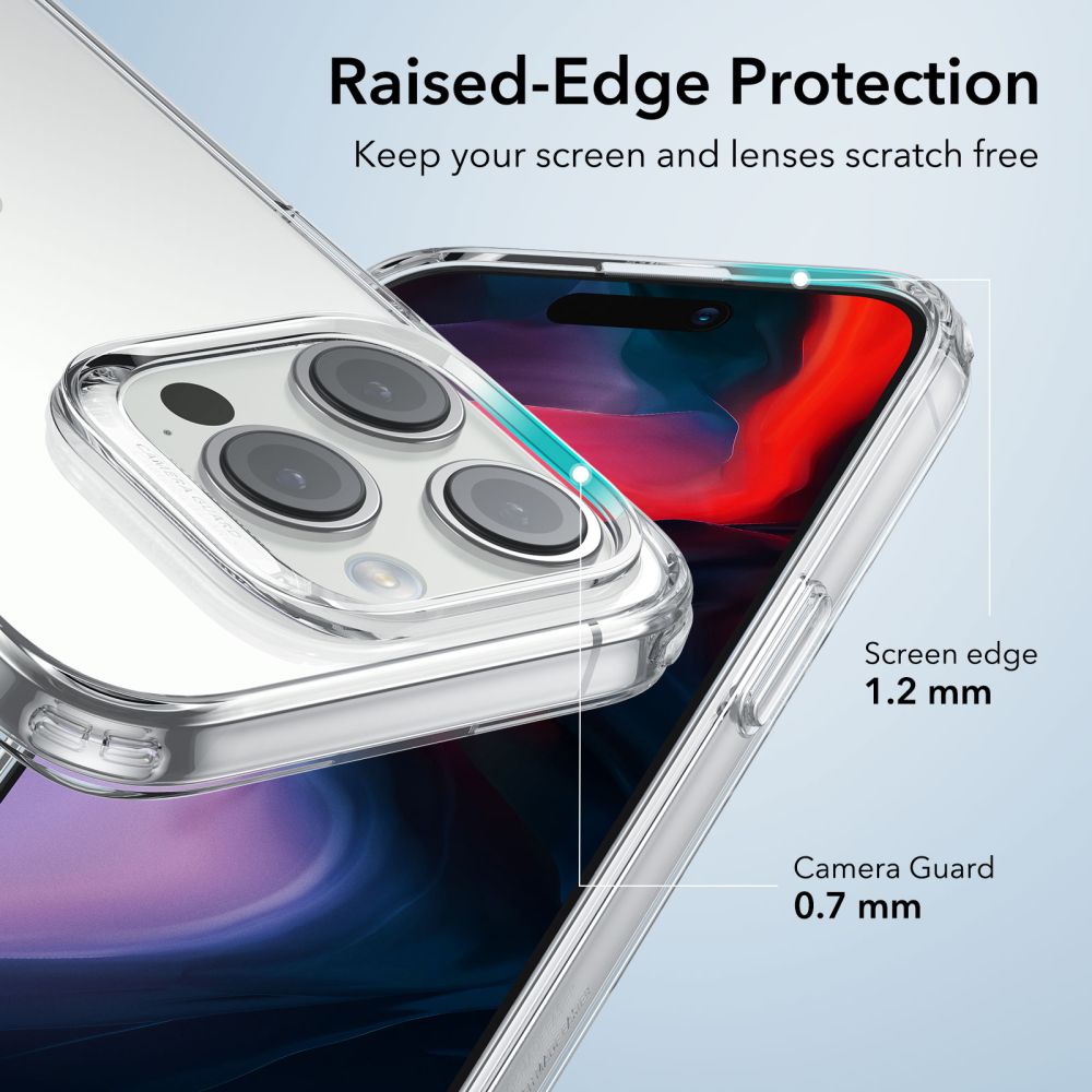 COPERTURA ESR PROJECT ZERO IPHONE 15 PRO TRASPARENTE
