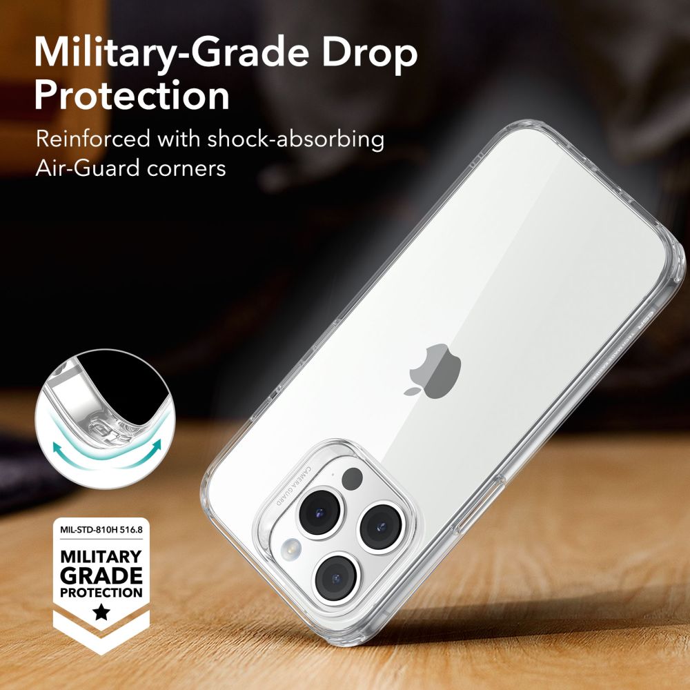 COPERTURA ESR PROJECT ZERO IPHONE 15 PRO TRASPARENTE