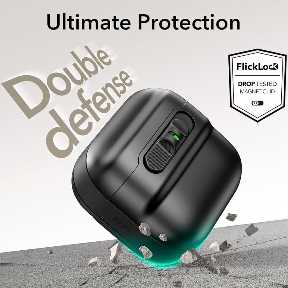 CUSTODIA ESR PULSE HALOLOCK MAGSAFE APPLE AIRPODS 4 NERA
