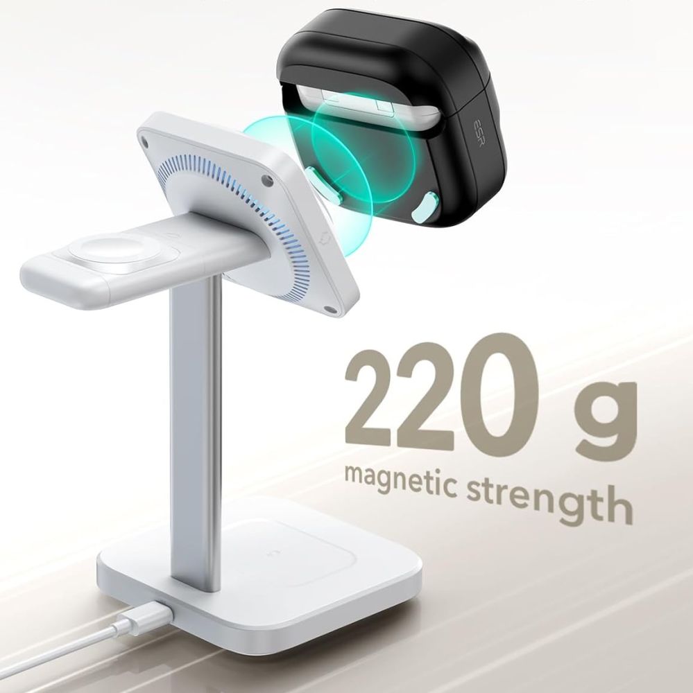 CUSTODIA ESR PULSE HALOLOCK MAGSAFE APPLE AIRPODS 4 NERA
