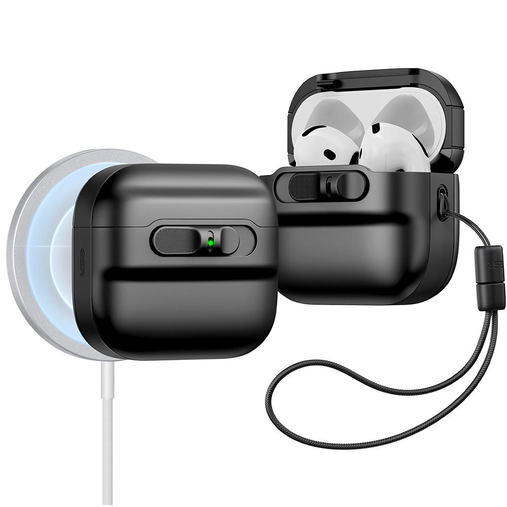 CUSTODIA ESR PULSE HALOLOCK MAGSAFE APPLE AIRPODS 4 NERA