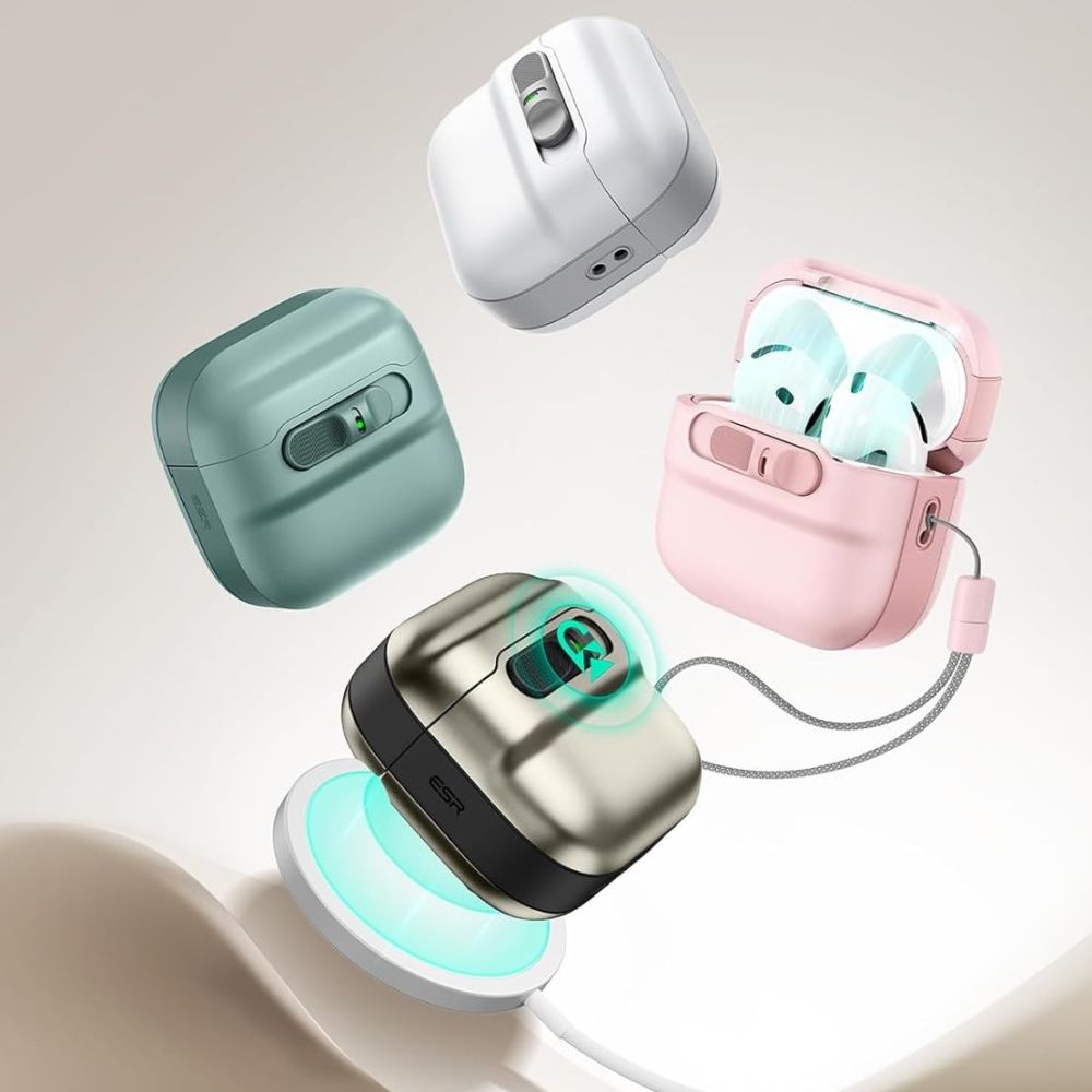 CUSTODIA ESR PULSE HALOLOCK MAGSAFE APPLE AIRPODS 4 VERDE