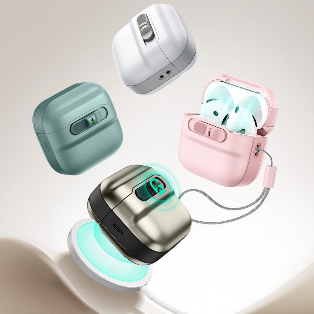 CUSTODIA ESR PULSE HALOLOCK MAGSAFE APPLE AIRPODS 4 ROSA