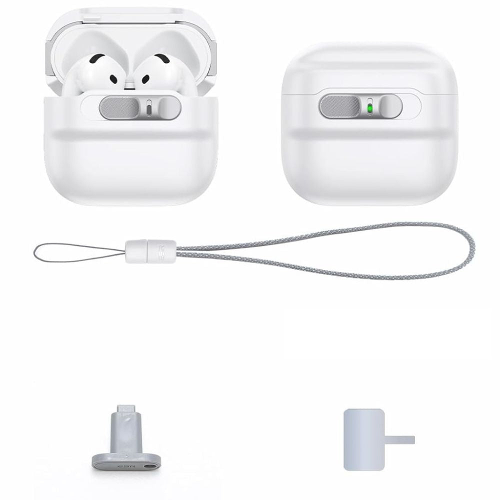 CUSTODIA ESR PULSE HALOLOCK MAGSAFE APPLE AIRPODS 4 BIANCA