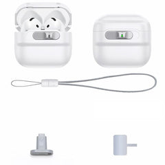 CUSTODIA ESR PULSE HALOLOCK MAGSAFE APPLE AIRPODS 4 BIANCA