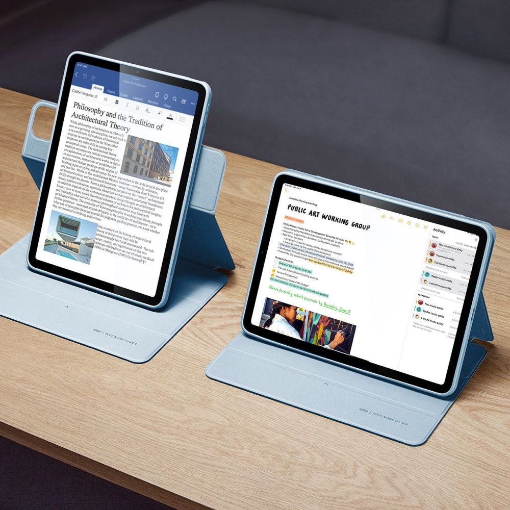 COPERTURA ESR REBOUND HYBRID IPAD AIR 10.9 4 / 5 / 2020-2022 / 11 6 / 2024 BLU CIELO