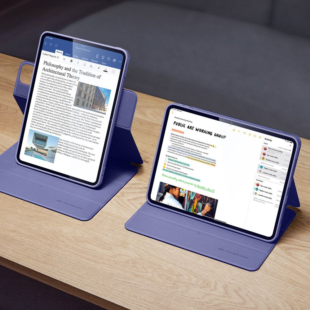 COPERTURA ESR REBOUND HYBRID IPAD PRO 12.9 4 / 5 / 6 / 2020-2022 / AIR 13 2024 LAVANDA