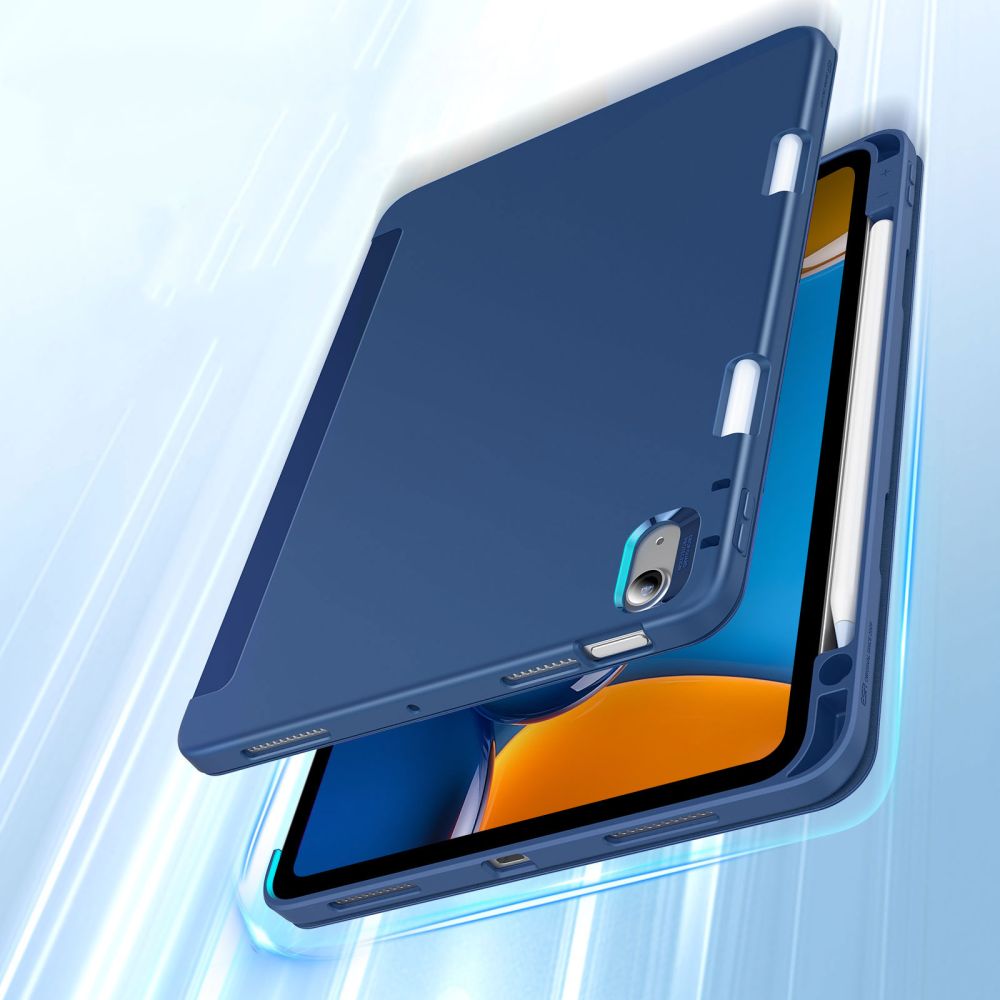 COPERTURA / INVOLUCRO PER IPAD AIR 10.9 4 / 5 / 2020-2022 / 11 6 / 2024 ESR REBOUND PENCIL IPAD AIR BLU