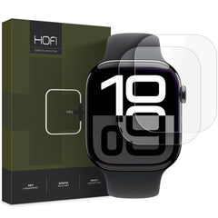 FOLIA PROTETTIVA HOFI HYDROFLEX PRO+ 2-PACK APPLE WATCH 10 (46 MM) TRASPARENTE