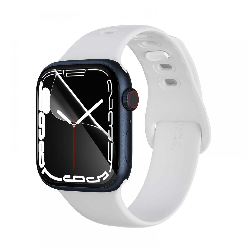 3X FILM PROTETTIVO PER APPLE WATCH 4 / 5 / 6 / 7 / 8 / 9 / SE 44 / 45 MM SPIGEN NEO FLEX 3-PACK TRASPARENTE